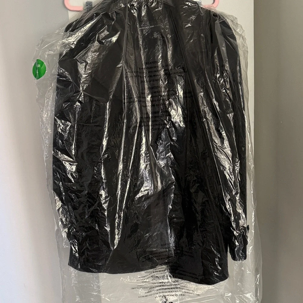 Black Wool Pea Coat by Marc New York Women's Size Large - Picture 5 of 5